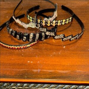 Elegant Black and Multicolor Headbands